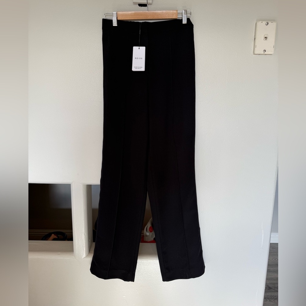 Reiss Black Wide Leg Women's Pants